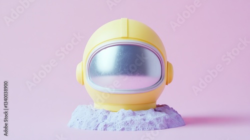 Space Pastel Yellow Moment Lunar Lavender Visor Base