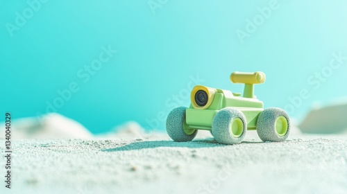 Space Pastel Green Perspective Tiny Rover Blue Text