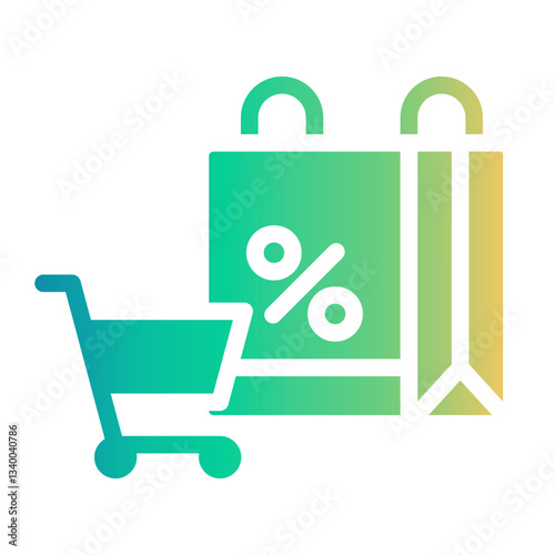 trolley Gradient icon