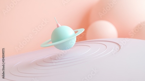 Space Pastel Blue Perspective Path Right Antenna Text