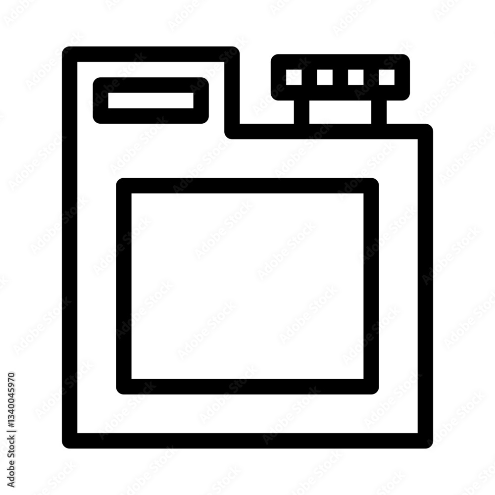jerrycan. This is a vector single icon with a line style. Suitable for any purpose, such as website design, mobile app design, logo design, pattern design, etc. jerrycan. This is a vector single icon with a line style. Suitable for any purpose, such as website design, mobile app design, logo design, pattern design, etc.