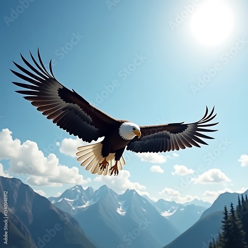 Eagle Flying High photo