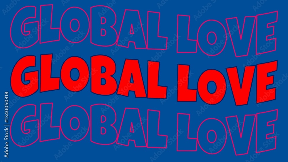 global love day background illustration animation global love day background illustration animation