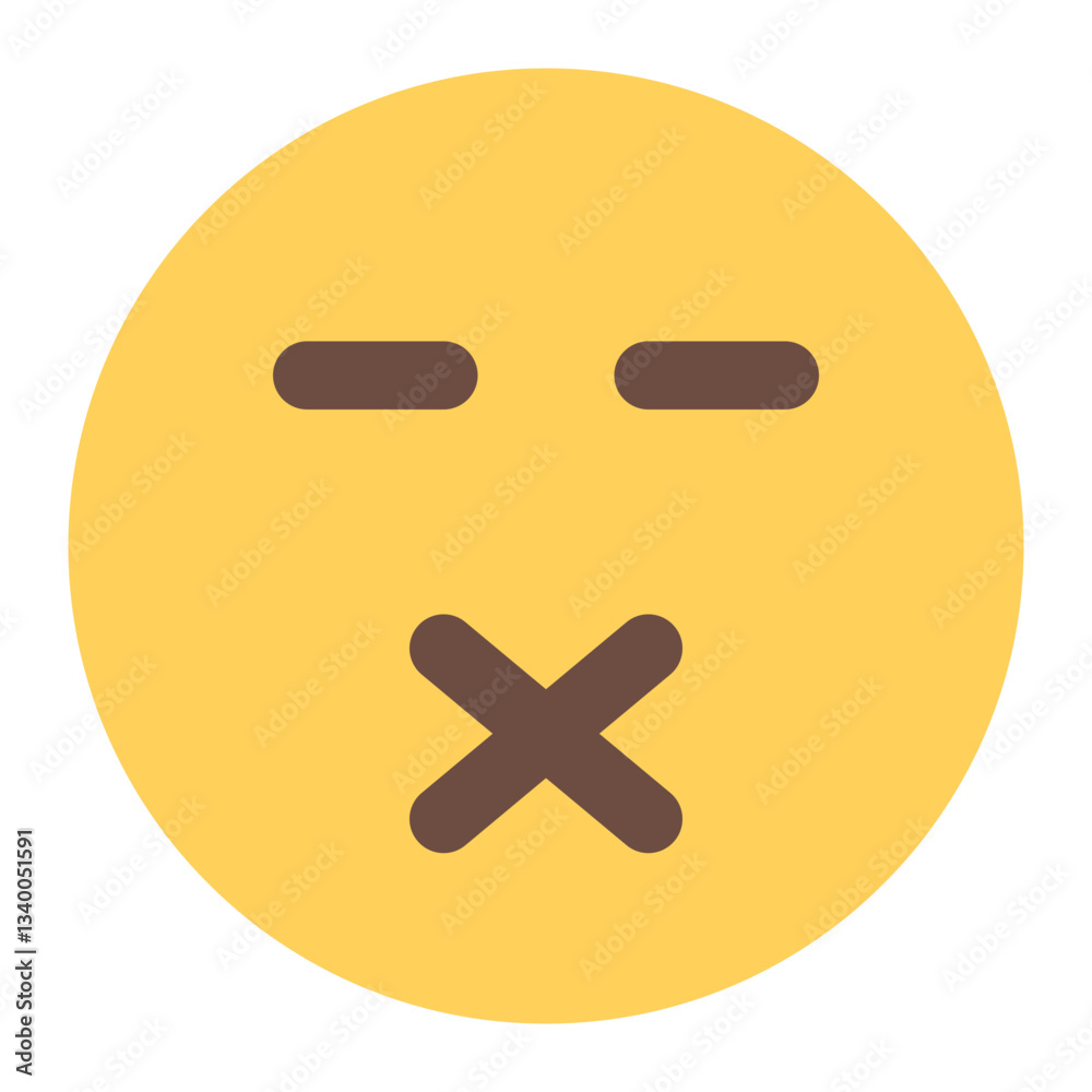 Obraz premium silent icon for illustration