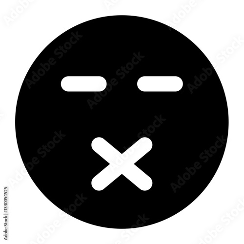 silent icon for illustration