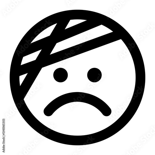hurt icon for illustration