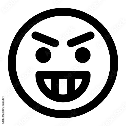 naughty icon for illustration
