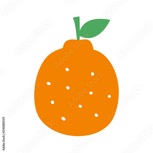 한라봉 벡터 일러스트