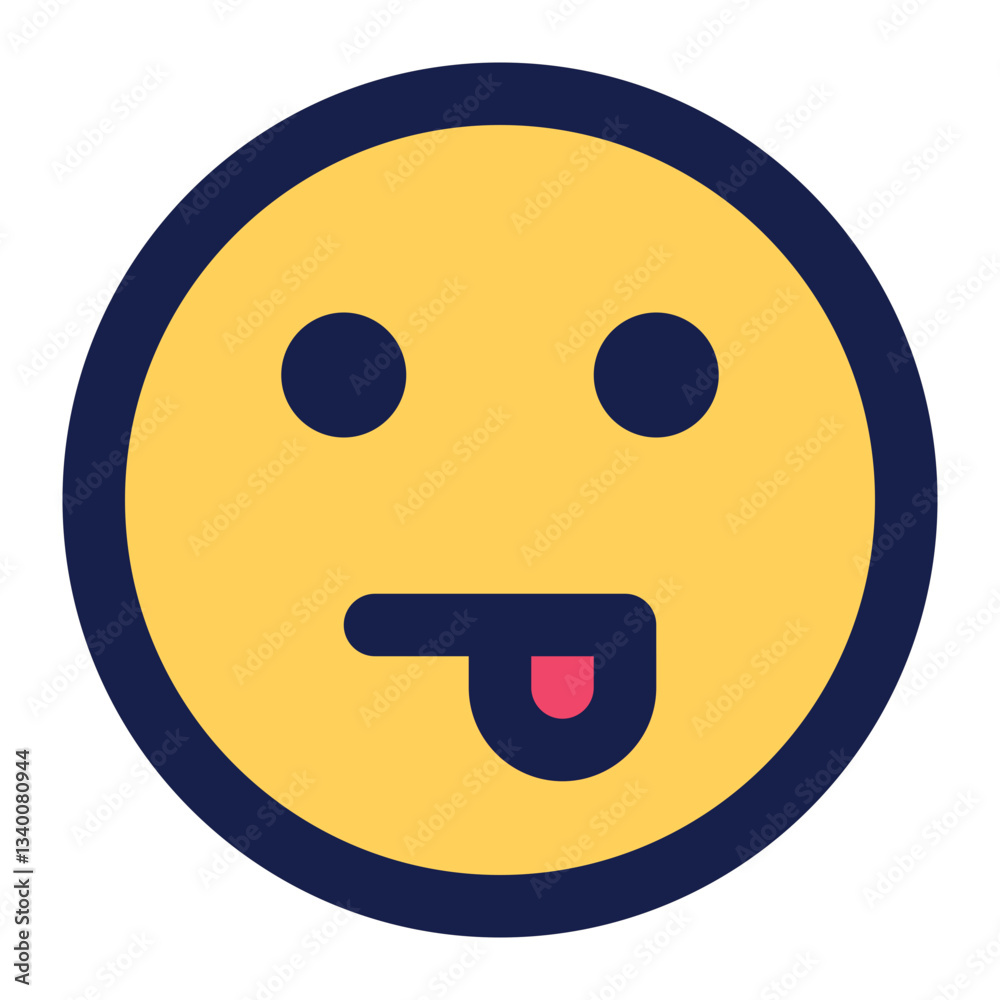 Fototapeta premium joking icon for illustration