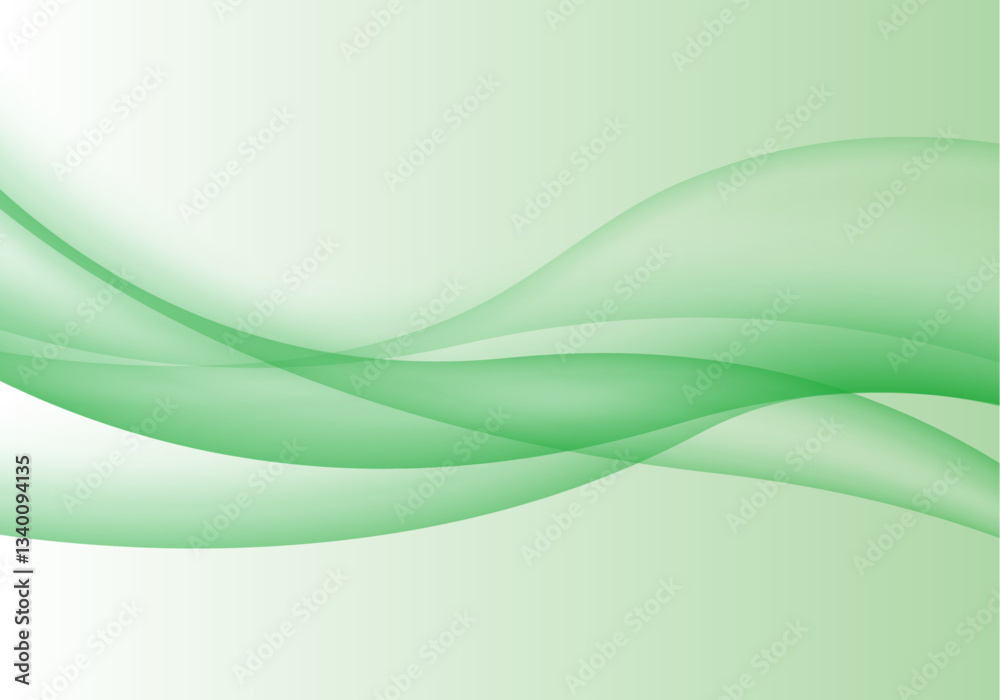 Fototapeta premium 自然をイメージした抽象的な曲線