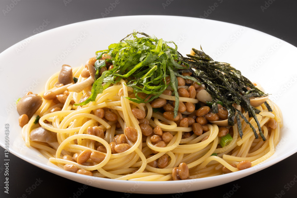 納豆パスタ