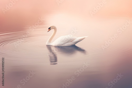 Fototapeta Naklejka Na Ścianę i Meble -  swans on the lake