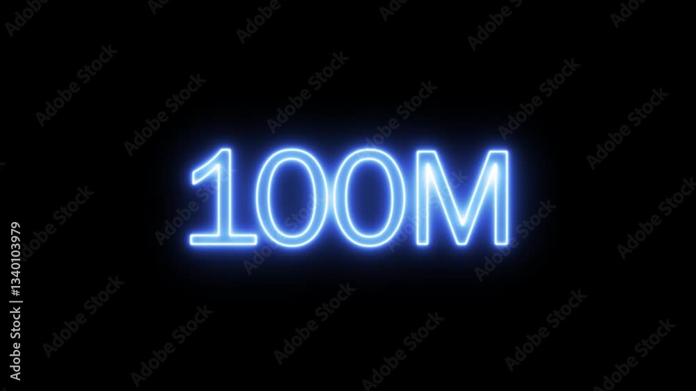 Glowing neon text 100M animation, Neon glowing 100M text animation.
Neon glowing 100M text icon animation, Abstract neon number 100M views Glowing neon text 100M animation, Neon glowing 100M text animation.
Neon glowing 100M text icon animation, Abstract neon number 100M views
