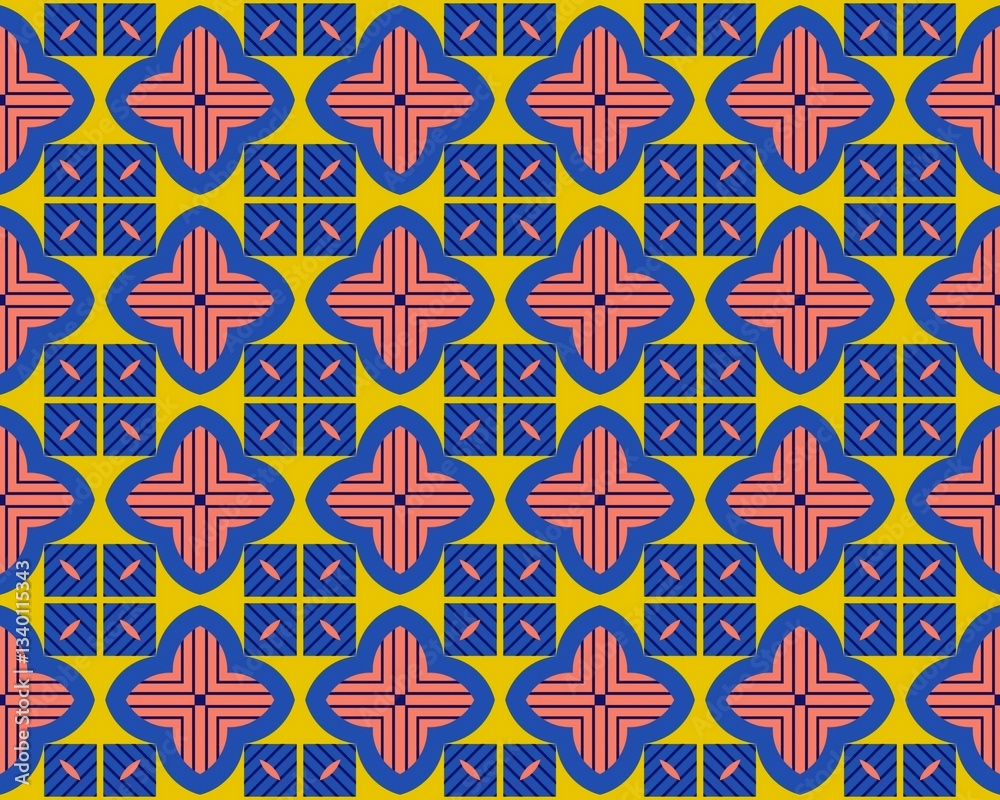 custom made wallpaper toronto digitalOriental ethnic seamless repeatable pattern traditional geometric lines stripes background Design
