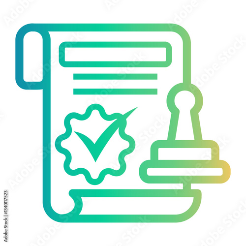 lawyer Line Gradient Icon