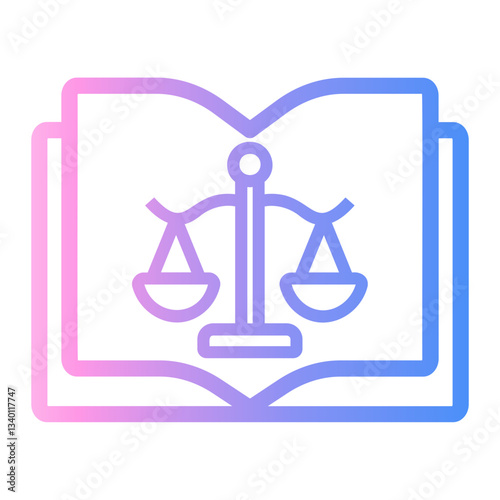 constitution Line Gradient Icon