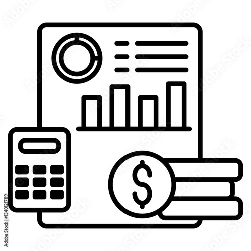 finance calculation icon