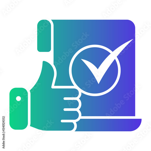 done Gradient icon