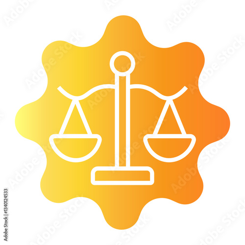 notary public Gradient icon
