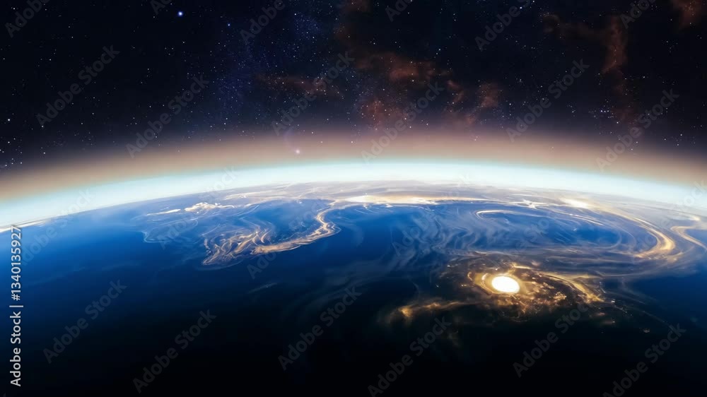 A stunning view of Earth from space with glowing lights on the surface, highlighting the beauty of our planet, the wonders of space, and the incredible perspective of the world from above. A stunning view of Earth from space with glowing lights on the surface, highlighting the beauty of our planet, the wonders of space, and the incredible perspective of the world from above.