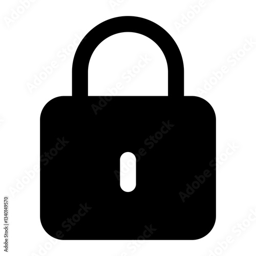 lock icon for illustration
