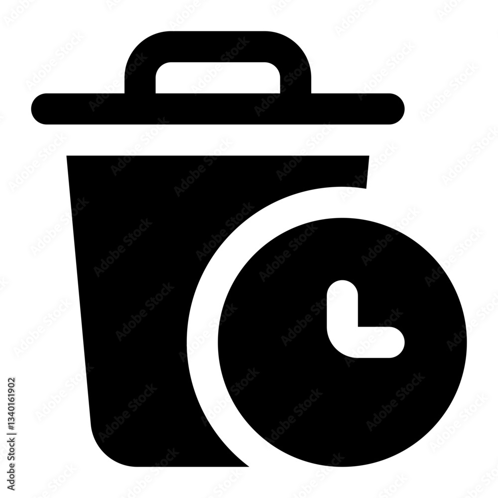 trash icon for illustration