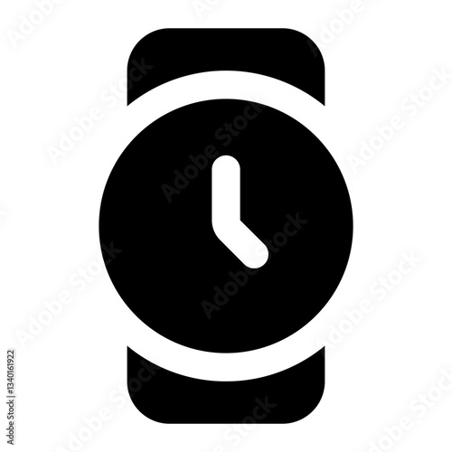 wristwatch icon for illustration