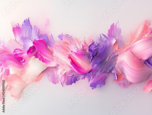 Light pink and purple brush strokes across a light background, giving a soft, artistic feel.