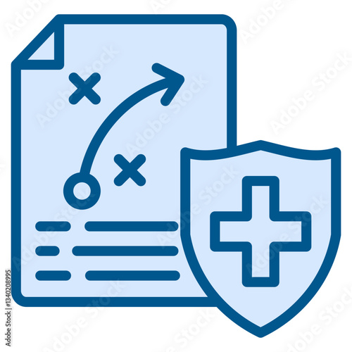 Health And Safety Plan Icon