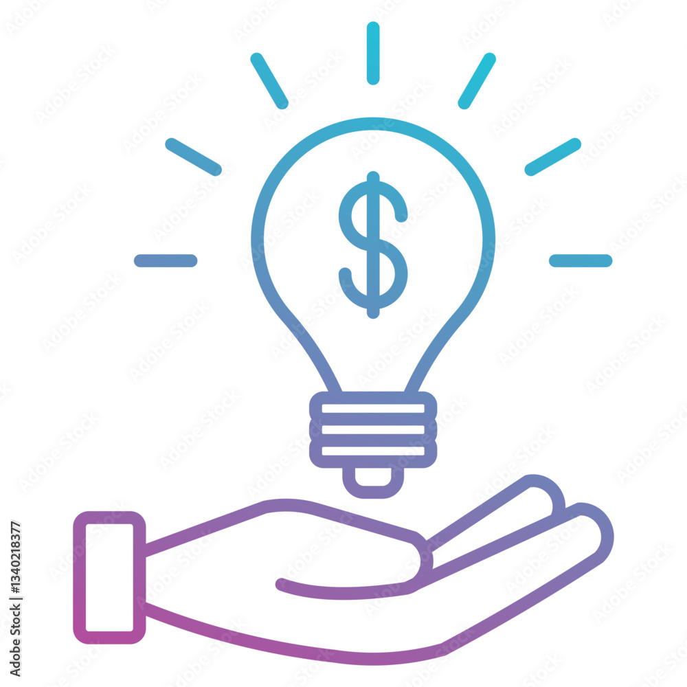 Idea icon element for design Idea icon element for design