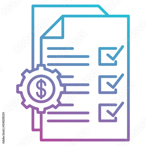 management icon element for design