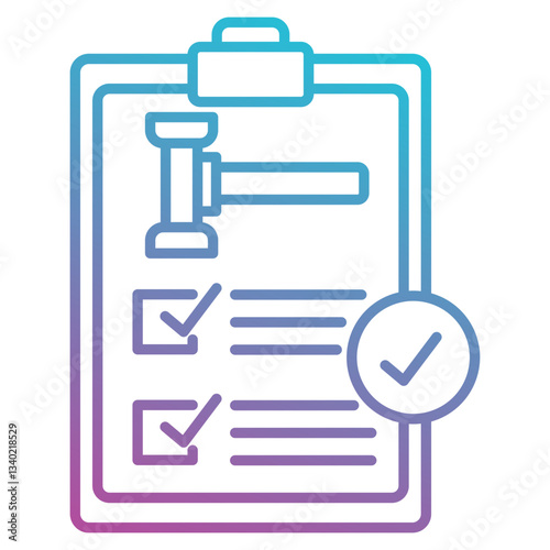 compliance icon element for design