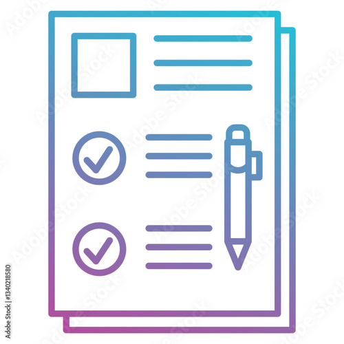 requirements icon element for design
