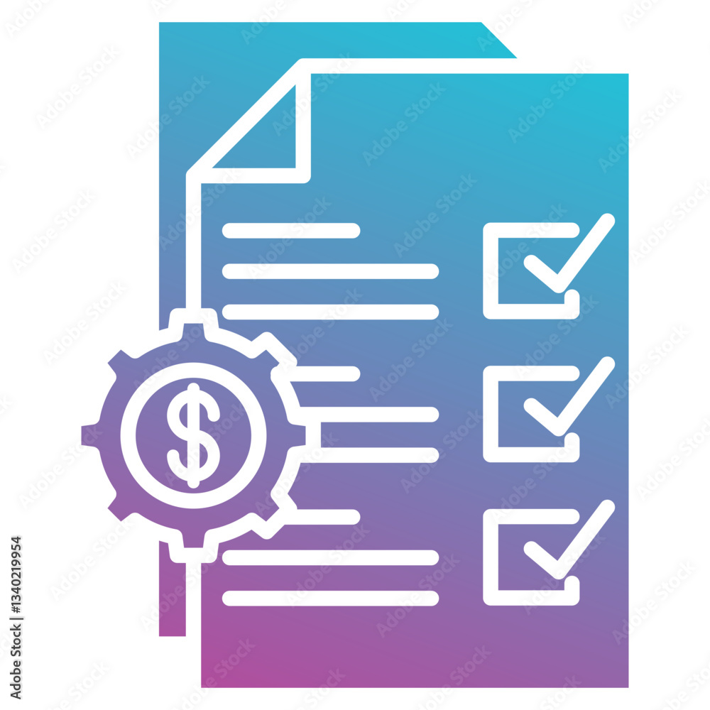 management icon element for design