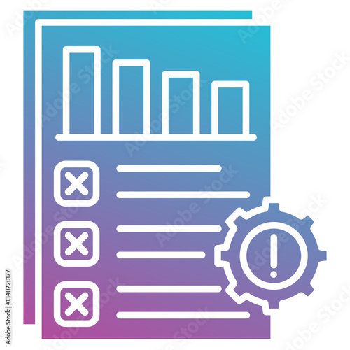 risk icon element for design