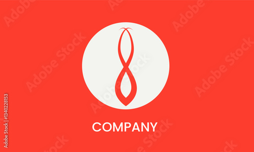 Minimalist Abstract Circle Logo for Contemporary Branding and Corporate Identity