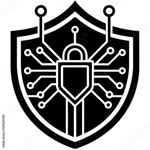 Modern Artificial Intelligence Symbols for Digital and Tech Projects
