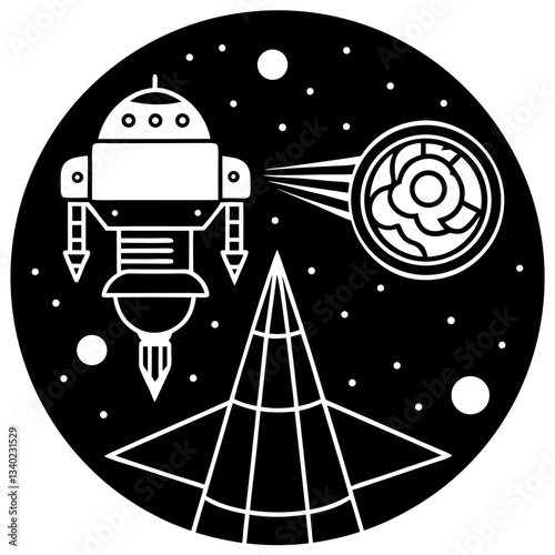 Modern Artificial Intelligence Symbols for Digital and Tech Projects
