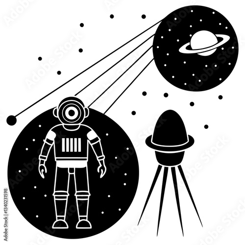 Modern Artificial Intelligence Symbols for Digital and Tech Projects
