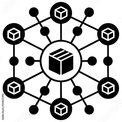 Modern Artificial Intelligence Symbols for Digital and Tech Projects
