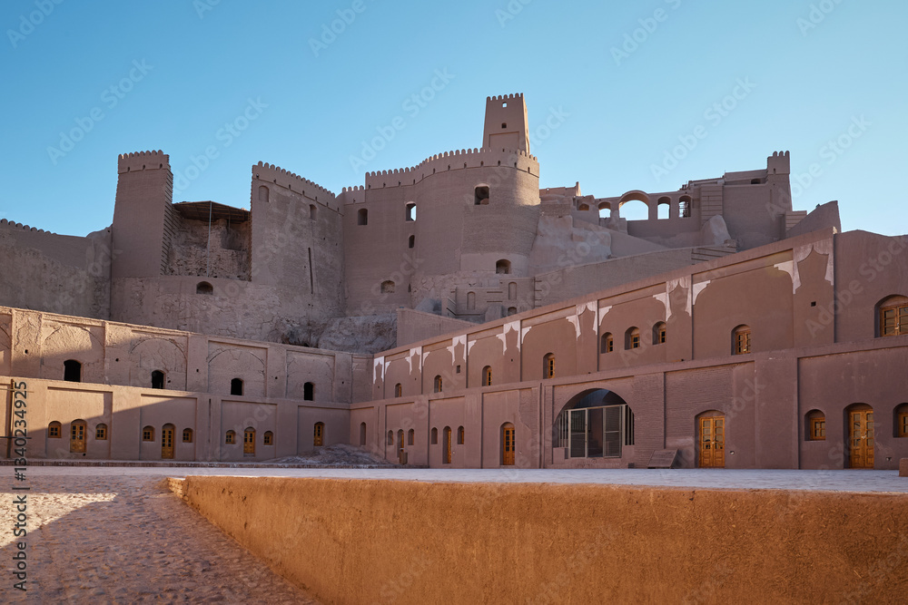 Fototapeta premium Barracks in Bam citadel, Iran
