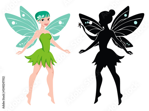 vector illustration of a butterfly