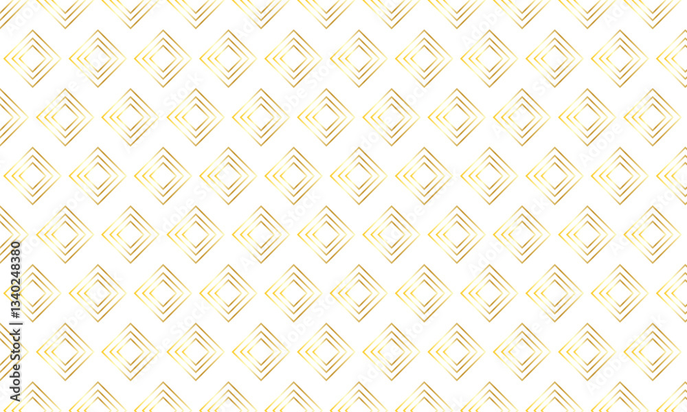 Seamless square geometric background pattern with gold lines Seamless square geometric background pattern with gold lines