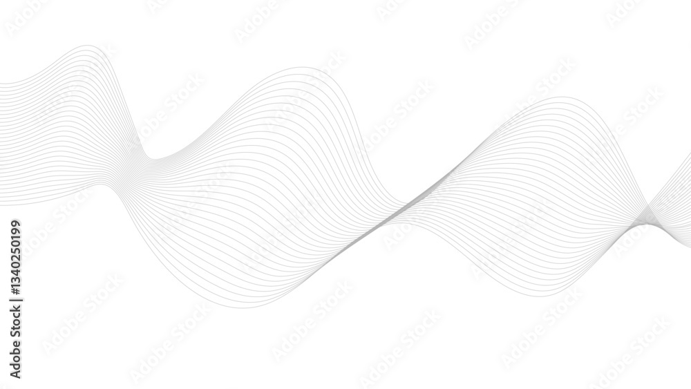 Abstract black wave lines on white background. Dynamic wave pattern modern, Vector illustration. Wave with lines created using blend tool. Curved wavy line, smooth stripe.
Abstract black wave lines on white background. Dynamic wave pattern modern, Vector illustration. Wave with lines created using blend tool. Curved wavy line, smooth stripe.