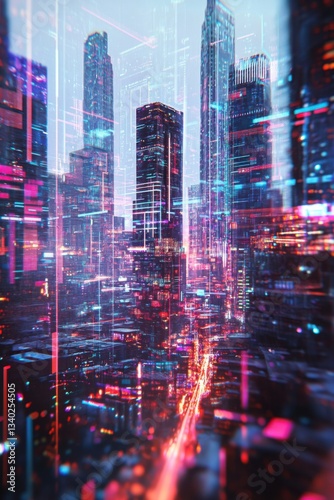 Cyberpunk Cityscape: Neon Dreams