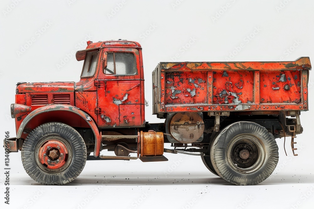 Isolated dump hopper on a white background industrial equipment for material handling Isolated dump hopper on a white background industrial equipment for material handling