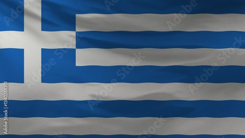 Greece Flag Animation 