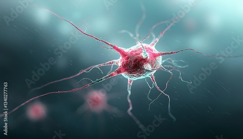 Microscopic Cell for Aquatic Background, Life Science.