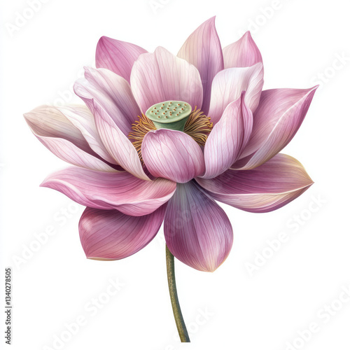 pink water lily