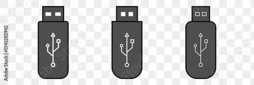 USB flash icon